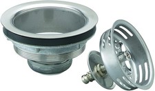 PLUMB PAK PP5410 Twist Lock Drop Post Stopper Kitchen Sink Basket Strainer