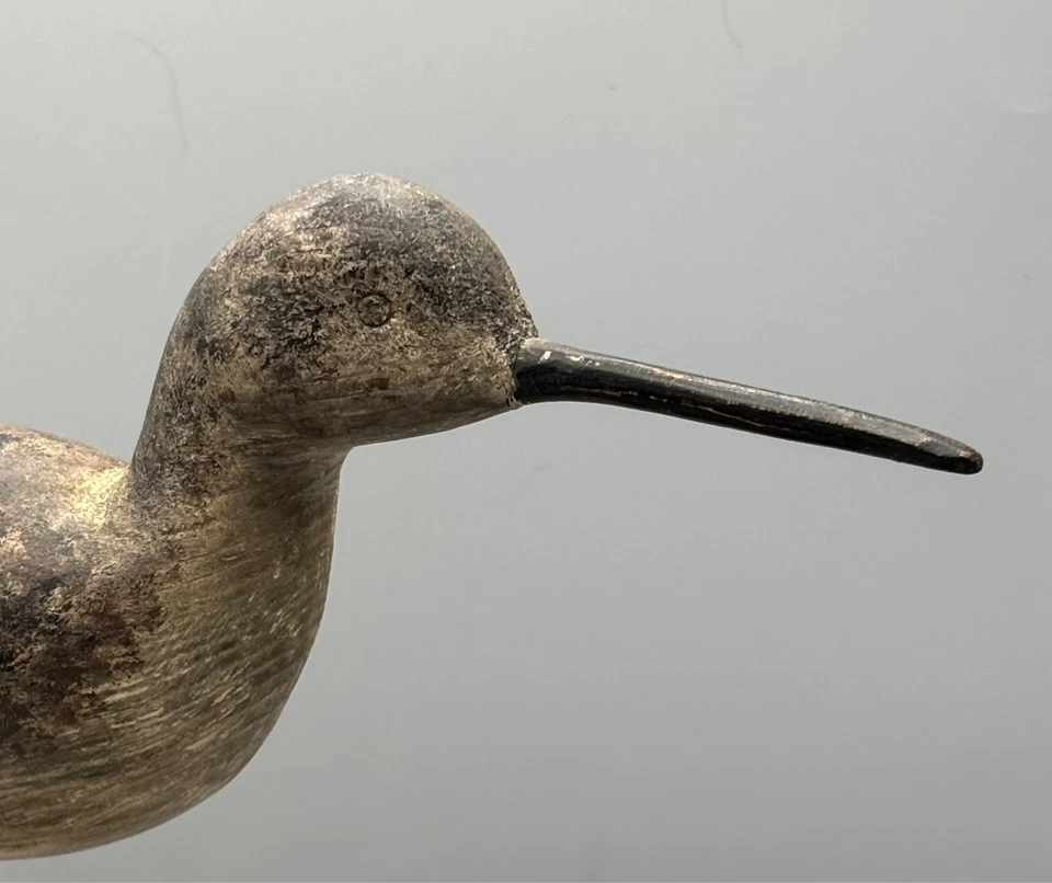 ***PINTURA ORIGINAL*** SEÑUELO WILLET SHOREBIRD COLA DIVIDIDA - CUERPO SÓLIDO Foto 2 de 4