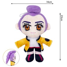 Hot Anime KPOP Demons Hunters Plush Toys Rumi Mira Zoey Figure Stuffed Toy Doll