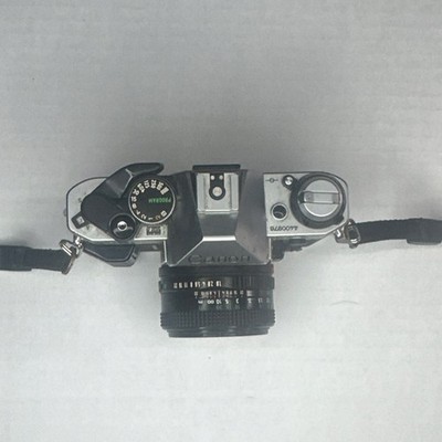 Canon AE-1 Program 35mm SLR Film Camera with FD 50mm Lens & Kodak