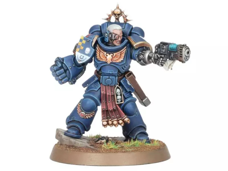 Figurine Lieutenant Space Marine Warhammer 40000 Games Workshop en plastique miniature