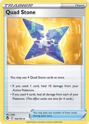Quad Stone SWSH12 163/195 Pokémon SWSH12: Silver Tempest Uncommon EN NM