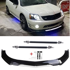 For Mitsubishi Galant Front Bumper Lip Splitter Sport Spoiler Black White Body