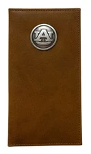 Auburn Tigers Leather Secretary Pocket Wallet by Enmon-New