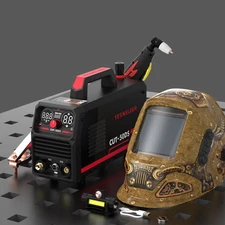 YESWELDER   Plasma Cutter with Welding Helmet, 50A 110V/220V
