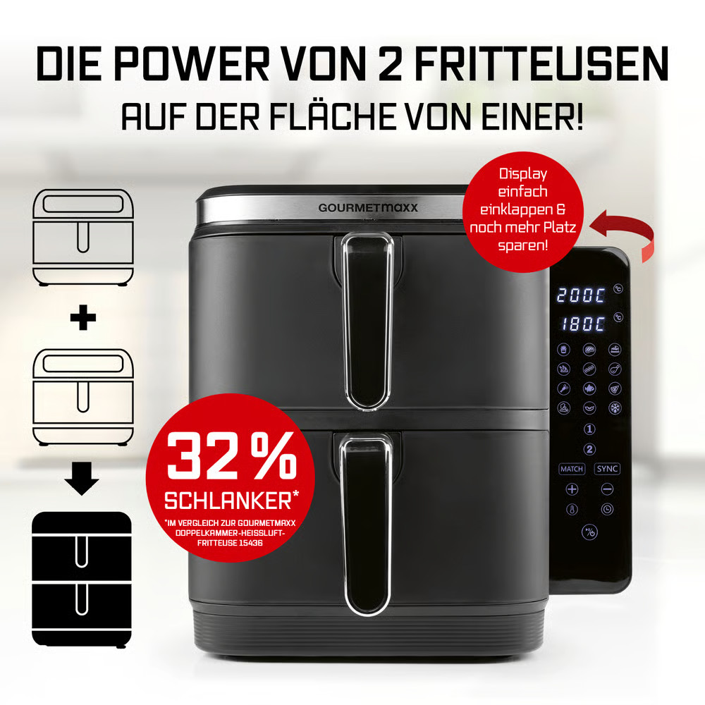 2 Stück Silikonform Heißluftfritteuse Für Ninja Double Stack XL SL400EU