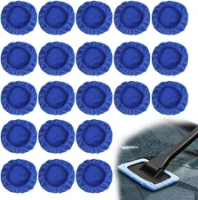 20Pack Car Microfiber Cloths for Windshield Cleaning Tool Glass Cleaning Bonnets
