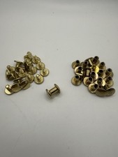 20 Sets Solid Brass Chicago Screws / Binding Posts 3/8 Post