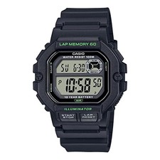Casio Sports Gear Digital Men's Watch with 60 Lap Memory, WS-1400H-1AV NEW