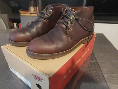 RED WING 9215 CHUKKA FOREMAN BRIAR 41 EU 7 UK USATE SCATOLA STIVALI MADE USA - Imagen 1 de 4