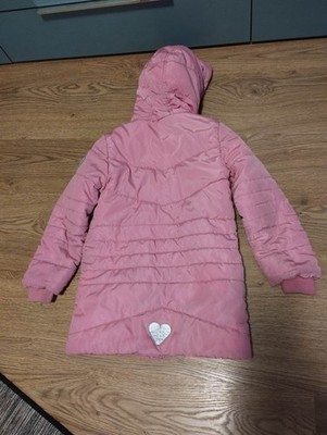 mädchen kinder jacke mit kapuze leicht warm pink dopodopo girls fur 5-6 jahre