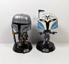 The Mandalorian 345 & Bo Katan Kryze 692 Funko Pop Bobblehead Pair 2019 2021