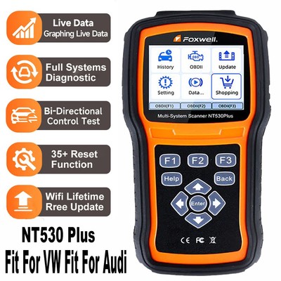 Foxwell NT530 Profi KFZ OBD2 Diagnosegerät Fehlercode Scanner EPB für VW Audi
