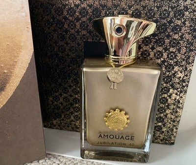 Amouage Jubilation 40 Man  Matching Box & Bottle Batch 4/26
