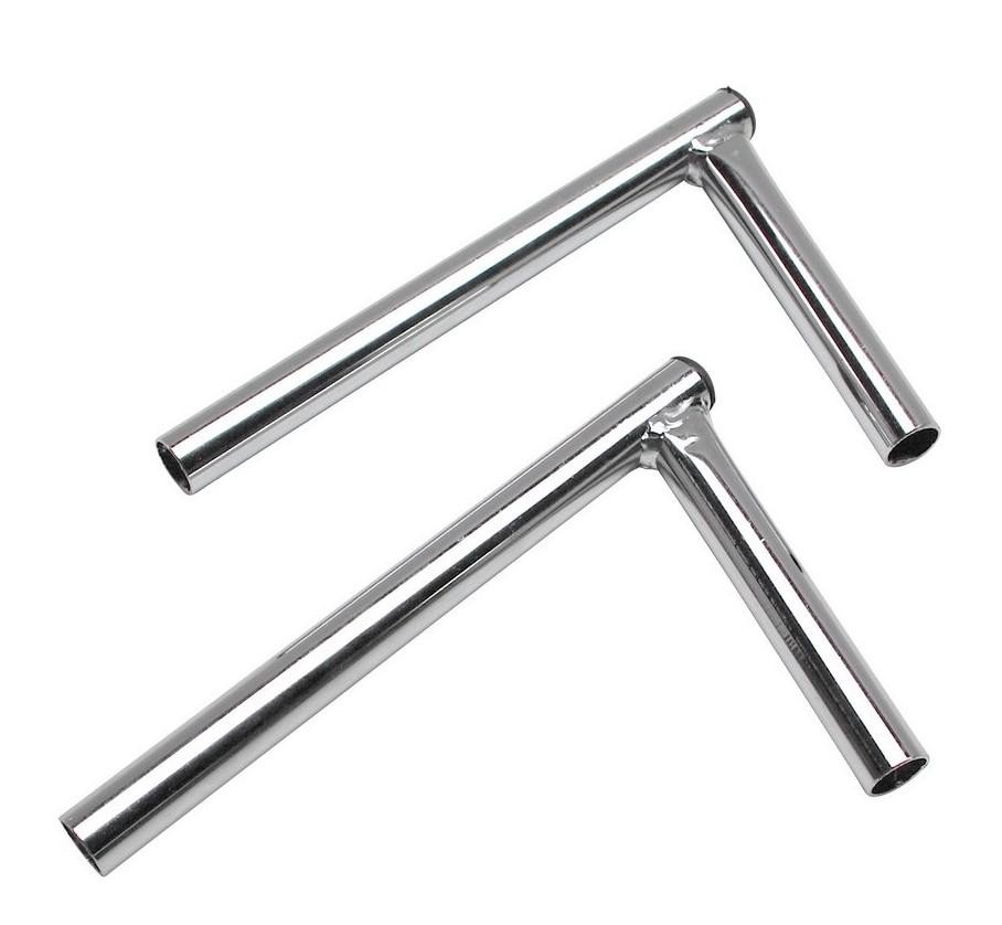 Guidon cyclo equerre pour 103 mvl acier chrome diam 22mm pieces mobylette