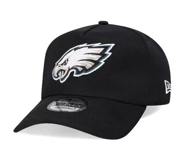 New Era Adult Philadelphia Eagles 9Forty A-Frame Snapback Cap / Black / RRP £32