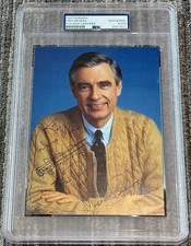 Fred Rogers Signed Autograph 5x7 Photo Musical Quotations Inscription PSA/DNA