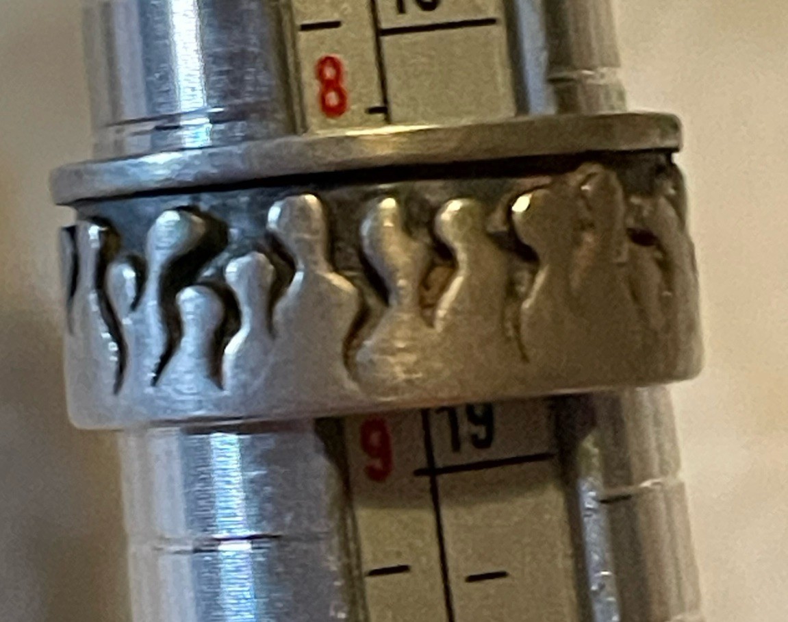 Flame Ring Sterling Silver .925 - image 1