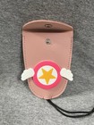 PINK PU LEATHER PORTABLE PULL OUT KEY PROTECTOR HOLDER CASE W/ SUPERSTAR KAWAII — photo 3