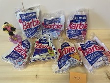 McDonalds Happy Meal Toys 1991 Barbies Complete set of 8  1 Is Open