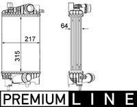 Mahle LadeluftküHler LLK KüHler FüR Opel Meriva B GroßRaumlimousine 1.3 Cdti