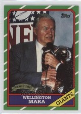 1997 Topps Hall of Fame Wellington Mara #3 HOF 7v7