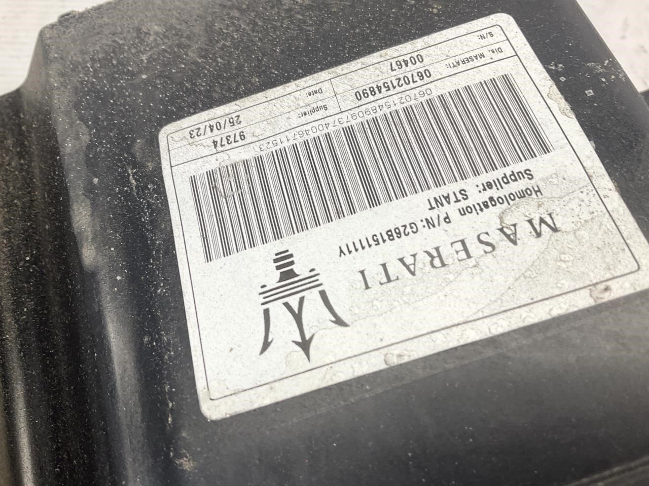 23 Maserati Grecale Fuel Vapor Charcoal Canister T