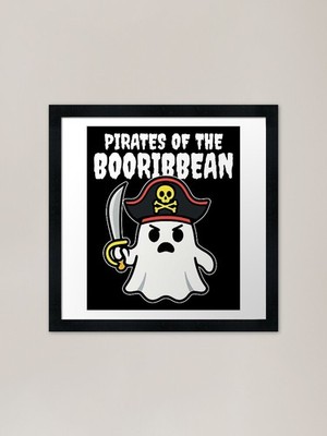 PIRATEN DER BOORIBBEAN - GEIST H Gerahmtes Wandbild Poster Leinwanddruck Bild
