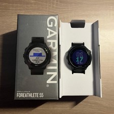 Garmin Foreathlete 55 Black GPS Timepiece Fitness Watch Ready to Use