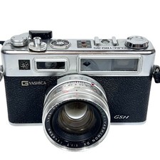 YASHICA Electro 35 GSN Rangefinder 35mm Film Camera w/45mm f/1.7 Lens Cases