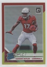 2019 Panini Donruss Optic Rated Rookie Red & Yellow Prizm Hakeem Butler 00jj