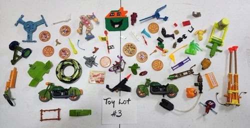 Toy Lot #3 Vintage TMNT Accessories & More!