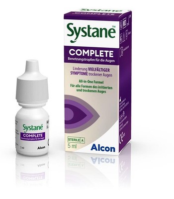 All - in - One Tropfen - Systane Complete Benetzungstropfen für die Augen - 5 ml