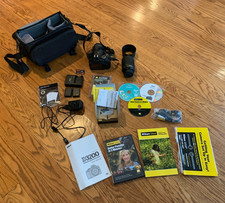 Nikon D D3200 24.2 MP Digital SLR Camera - 2 Lenses, 2 Batteries