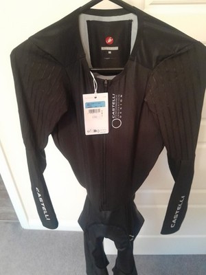 Castelli Herren Body Paint V Anzug Langarm Straßenrennen Zeitfahren TT Medium 