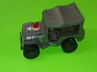 Vintage Tonka Green MP JEEP (810094) #251 Pressed Metal Plastic Army With Top