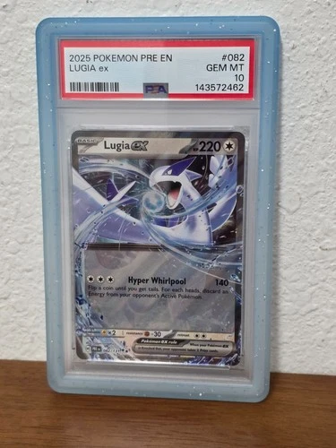 PRE EN-PRISMATIC EVOLUTIONS #082 LUGIA EX PSA 10 MINT Pokémon TCG
