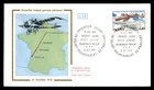 Mayfairstamps France FDC 1978 Airplane and Map Villacoublay to Pauillac First Da