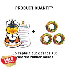 Duck Tags Cruising Rubber Duck Tags ConQuackulations 35 Pack