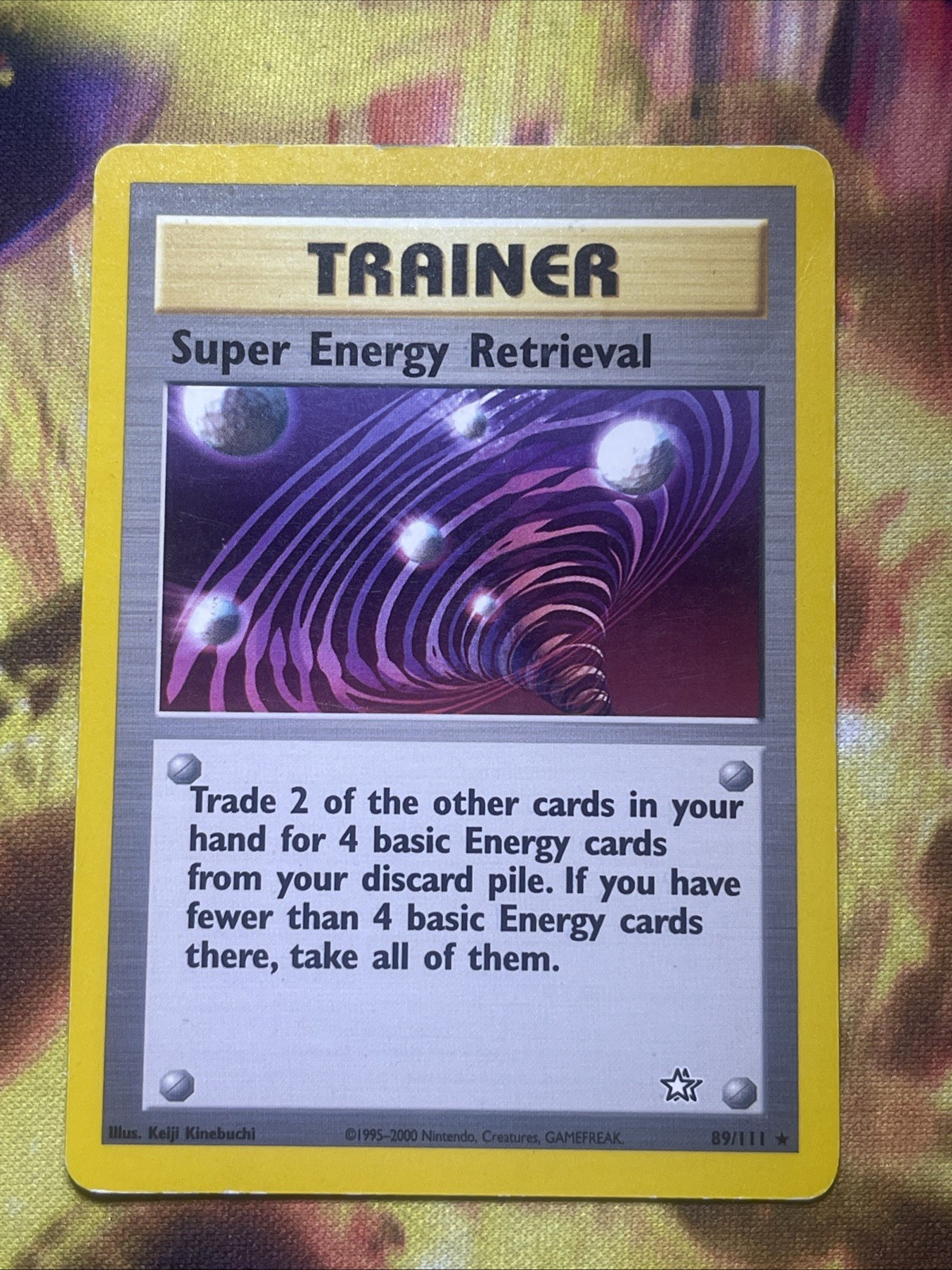 Super Energy Retrieval Pokemon TCG 89/111 Neo Genesis Regular (Moderate Play)