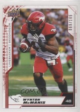 2020 Upper Deck CFL Red 69/165 Wynton McManis #120 03od