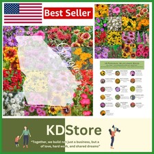 Easy-Grow Wildflower Seed Mix 1lb - 16 Species for Stunning Pollinator Gardens 45.99 per gallon