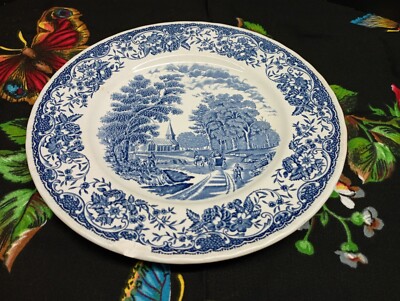 Vintage Plate, Royal Tudor Ware, Hand Painted, Made In England