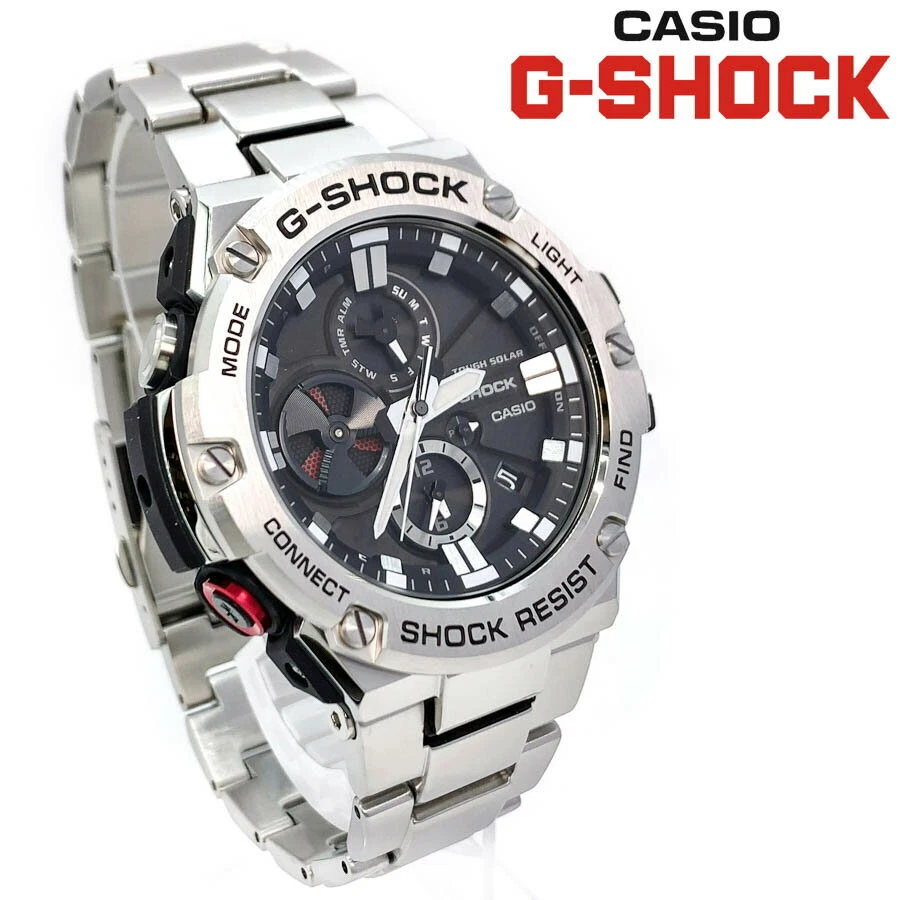 Casio G-SHOCK GST-B100D-1A G Steel Solar Atomic Radio wristwatch