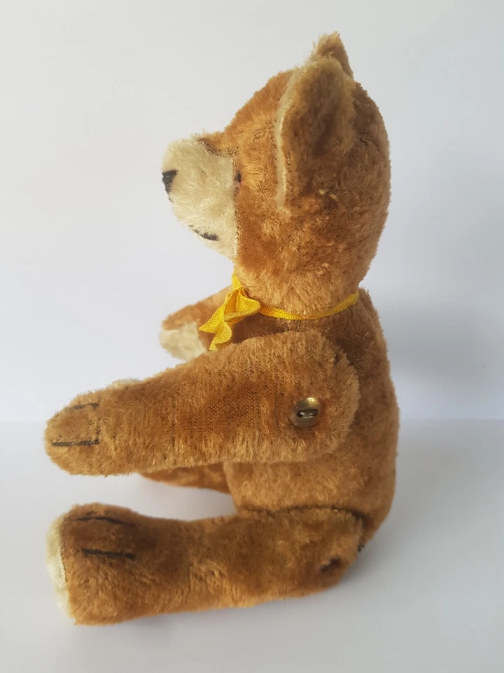 Ancien jouet en peluche articulé, dans le gout de Steiff, 3 griffes. - Photo 3/4
