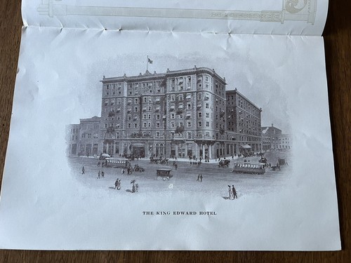 King Edward Hotel Toronto, Ontario, Kanada Vintage Booklet, illustriert - Bild 2 von 3