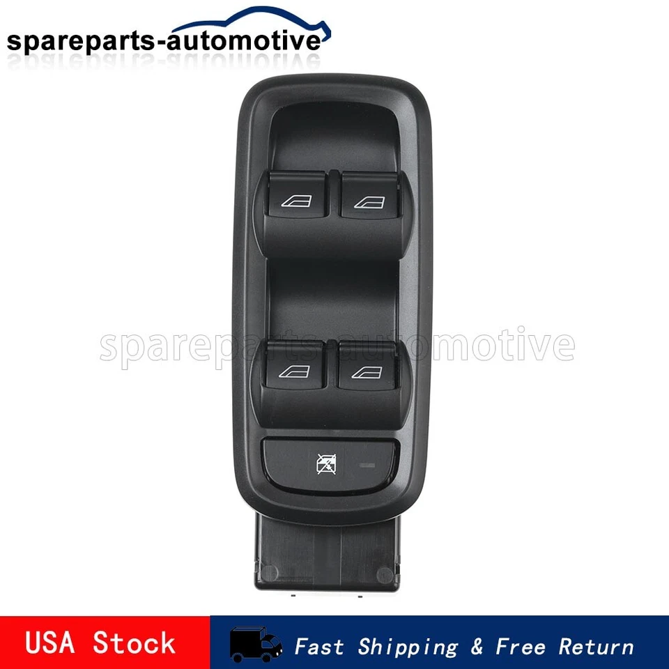 Power Window Switch D2BT14A132AA Front Left Driver Side For 2014-19 Ford Fiesta - Image 3 of 4