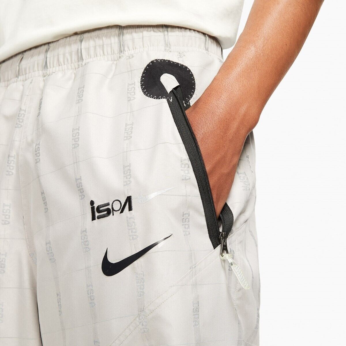 MEN'S SIZE M NIKE iSPA ADJUSTABLE PANTS COLLEGE GRAY CZ3189 033