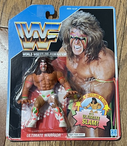 HASBRO WWF ULTIMATE WARRIOR SERIES 2 WRESTLING ACT...