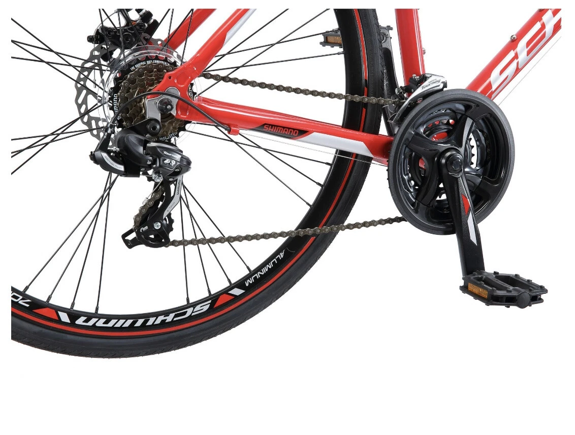Schwinn Kempo Hybrid Bike 700cc Wheels 21 Speeds Men s Frame